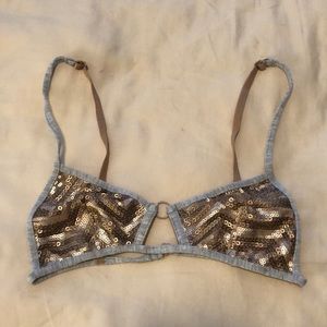 Beach Bunny Sequin Bra Top